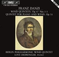 Danzi Franz - Wind Quintets Vol 1 i gruppen Externt_Lager / Naxoslager hos Bengans Skivbutik AB (2008333)