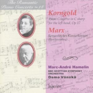 Korngold Erich Wolfgang - Piano Concertos/Marx i gruppen Externt_Lager / Naxoslager hos Bengans Skivbutik AB (2008604)