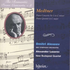 Medtner Nikolay - Piano Conc 1 /Piano Quintet i gruppen Externt_Lager / Naxoslager hos Bengans Skivbutik AB (2008626)