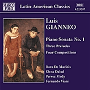 Gianneo Luis - Piano Works Vol 3 i gruppen CD / Klassiskt hos Bengans Skivbutik AB (2008752)