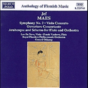Maes Jef - Symphony 2 Vla Conc i gruppen CD / Klassiskt hos Bengans Skivbutik AB (2008776)