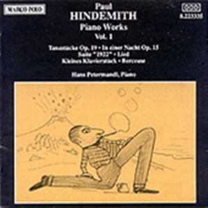 Hindemith Paul - Piano Works Vol 1 i gruppen CD / Klassiskt hos Bengans Skivbutik AB (2008850)