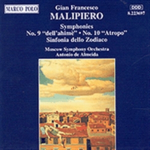 Malipiero Gian Francesco - Symphonies Nos. 9 & 10 i gruppen CD / Klassiskt hos Bengans Skivbutik AB (2008926)