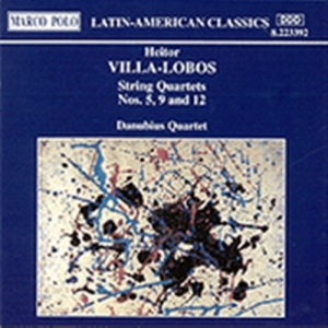 Villa Lobos Heitor - String Quartet 5 9 12 i gruppen CD / Klassiskt hos Bengans Skivbutik AB (2009010)