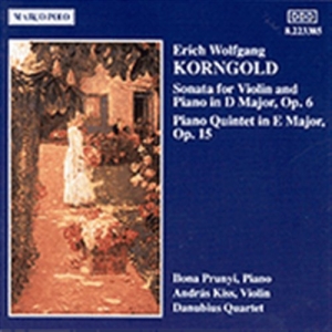 Korngold Erich Wolfgang - Piano Quintet/Violin Sonatas i gruppen CD / Klassiskt hos Bengans Skivbutik AB (2009042)
