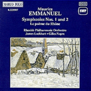 Emmanuel Maurice - Symphony 1 2 i gruppen CD / Klassiskt hos Bengans Skivbutik AB (2009066)