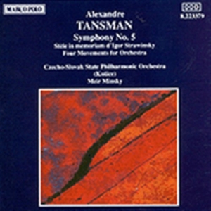Tansman Alexandre - Symphony 5/Orc Music in the group CD / Klassiskt at Bengans Skivbutik AB (2009099)