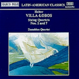 Villa Lobos Heitor - String Quartets Nos. 2 & 7 i gruppen CD / Klassiskt hos Bengans Skivbutik AB (2009104)
