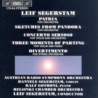 Segerstam Leif - Orchestral Works i gruppen Externt_Lager / Naxoslager hos Bengans Skivbutik AB (2009188)