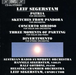 Segerstam Leif - Orchestral Works i gruppen CD / Klassiskt hos Bengans Skivbutik AB (2009188)