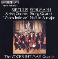 Sibelius Jean - String Quartet/Schumann i gruppen Externt_Lager / Naxoslager hos Bengans Skivbutik AB (2009221)