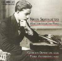 Skalkottas Nikos - Music For Violin & Piano i gruppen Externt_Lager / Naxoslager hos Bengans Skivbutik AB (2009233)