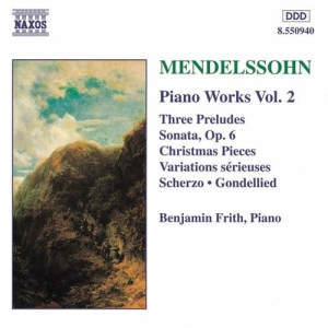 Mendelssohn Felix - Piano Works Vol 2 i gruppen Externt_Lager / Naxoslager hos Bengans Skivbutik AB (2009306)