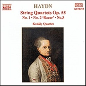 Haydn Joseph - String Quartets Op 55 1-3 i gruppen Externt_Lager / Naxoslager hos Bengans Skivbutik AB (2009310)