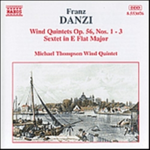 Danzi Franz - Wind Quintets Op. 56 1-3 i gruppen Externt_Lager / Naxoslager hos Bengans Skivbutik AB (2009352)