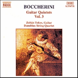 Boccherini Luigi - Guitar Quintets Vol 3 i gruppen Externt_Lager / Naxoslager hos Bengans Skivbutik AB (2009374)
