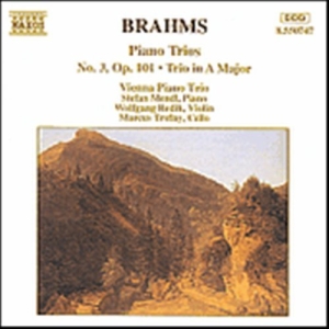 Brahms Johannes - Piano Trios 3 & A Major i gruppen Externt_Lager / Naxoslager hos Bengans Skivbutik AB (2009378)