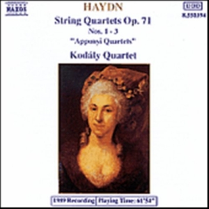 Haydn Joseph - String Quartets Op. 71 1-3 i gruppen Externt_Lager / Naxoslager hos Bengans Skivbutik AB (2009381)