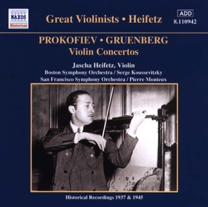 Prokofiev/Gruenberg - Violin Concertos 2 i gruppen Externt_Lager / Naxoslager hos Bengans Skivbutik AB (2009511)