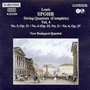 Spohr Louis - String Quartet Op11 Op15 1/Op2 i gruppen CD / Klassiskt hos Bengans Skivbutik AB (2009525)