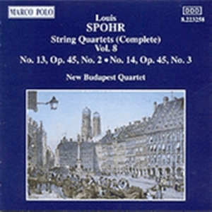 Spohr Louis - String Quartet Op45 2 3 i gruppen CD / Klassiskt hos Bengans Skivbutik AB (2009585)