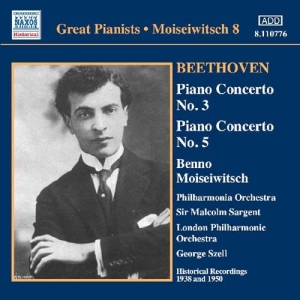 Beethoven Ludwig Van - Piano Concertos 3 & 5 /Moiseiw i gruppen Externt_Lager / Naxoslager hos Bengans Skivbutik AB (2009612)