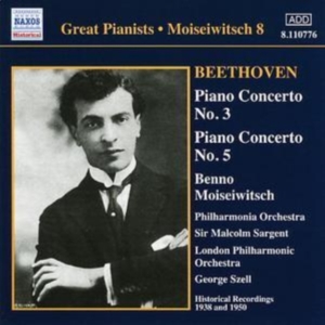 Beethoven Ludwig Van - Piano Concertos 3 & 5 /Moiseiw i gruppen Externt_Lager / Naxoslager hos Bengans Skivbutik AB (2009612)