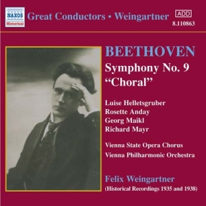 Beethoven Ludwig Van - Symphony 9 i gruppen Externt_Lager / Naxoslager hos Bengans Skivbutik AB (2009626)