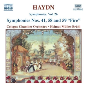 Haydn Joseph - Symphonies 41, 58 & 59 i gruppen Externt_Lager / Naxoslager hos Bengans Skivbutik AB (2009737)
