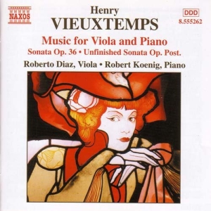 Vieuxtemps Henry - Music For Viola & Piano i gruppen Externt_Lager / Naxoslager hos Bengans Skivbutik AB (2009804)