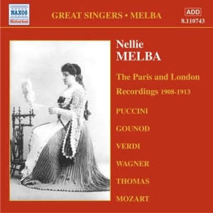 Nellie Melba - Paris & London Recordings i gruppen Externt_Lager / Naxoslager hos Bengans Skivbutik AB (2009996)
