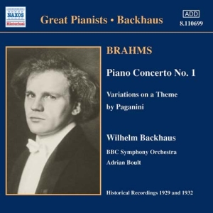 Brahms Johannes - Piano Concerto 1 i gruppen Externt_Lager / Naxoslager hos Bengans Skivbutik AB (2010010)