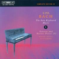 Bach Carl Philipp Emanuel - Solo Keyboard Music Vol 8 i gruppen Externt_Lager / Naxoslager hos Bengans Skivbutik AB (2010153)