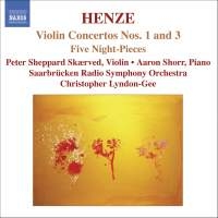 Henze - Violin Concertos Nos. 1 And 3 i gruppen Externt_Lager / Naxoslager hos Bengans Skivbutik AB (2010261)