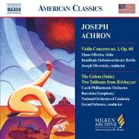 Achron Joseph - Violin Conserto No 1 i gruppen Externt_Lager / Naxoslager hos Bengans Skivbutik AB (2010310)