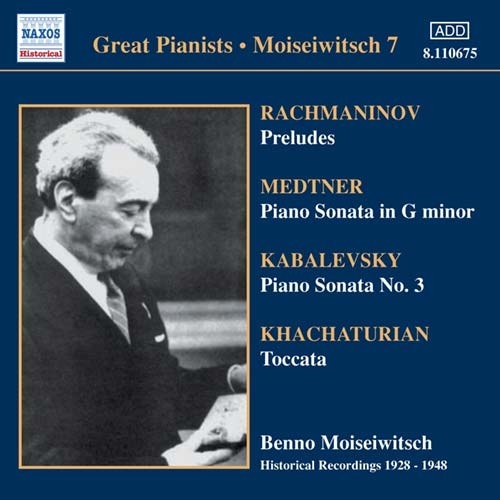 Various - Moiseiwitsch Vol 7 i gruppen CD / Toppsäljare hos Bengans Skivbutik AB (2010364)