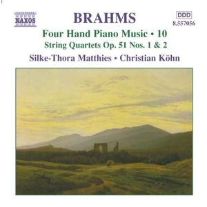 Brahms Johannes - Four Hand Piano Music 10 i gruppen Externt_Lager / Naxoslager hos Bengans Skivbutik AB (2010743)