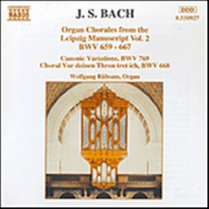Bach Johann Sebastian - Organ Chorales Vol 2 i gruppen Externt_Lager / Naxoslager hos Bengans Skivbutik AB (2010864)