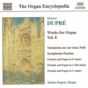 Dupre Marcel - Works For Organ Vol 8 i gruppen Externt_Lager / Naxoslager hos Bengans Skivbutik AB (2010879)