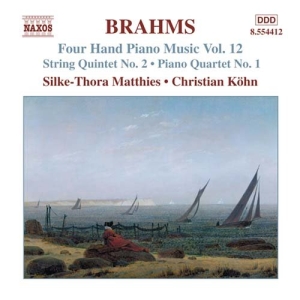 Brahms Johannes - Four Hand Piano Music 12 i gruppen Externt_Lager / Naxoslager hos Bengans Skivbutik AB (2010907)
