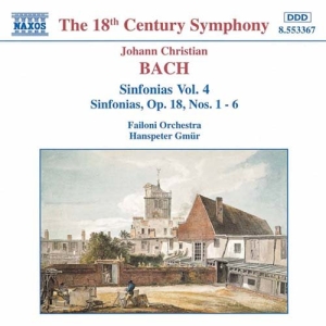 Bach Johann Christian - Sinfonias Op 18 Vol 1-6 i gruppen Externt_Lager / Naxoslager hos Bengans Skivbutik AB (2010914)