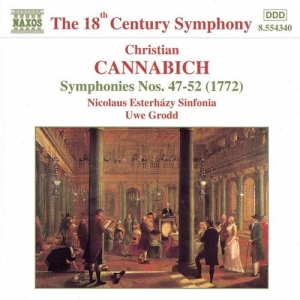 Cannabich Christian - Symphonies 47-52 i gruppen Externt_Lager / Naxoslager hos Bengans Skivbutik AB (2011034)