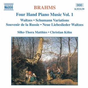 Brahms Johannes - Four Hand Piano Music 1 i gruppen Externt_Lager / Naxoslager hos Bengans Skivbutik AB (2011051)