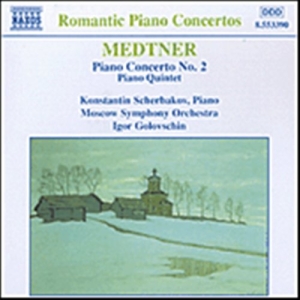 Medtner Nikolay - Piano Concerto No 2 / Piano Qu i gruppen Externt_Lager / Naxoslager hos Bengans Skivbutik AB (2011748)
