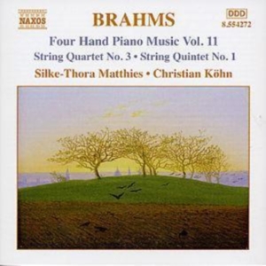 Brahms Johannes - Four Hand Piano Music 11 i gruppen Externt_Lager / Naxoslager hos Bengans Skivbutik AB (2011758)