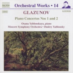 Glazunov Alexander - Piano Concertos 1 & 2 i gruppen Externt_Lager / Naxoslager hos Bengans Skivbutik AB (2011760)