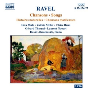 Ravel Maurice - Songs For Voc & Piano i gruppen Externt_Lager / Naxoslager hos Bengans Skivbutik AB (2011775)