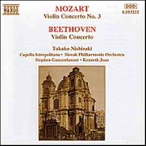 Mozart/Beethoven - Violin Concertos i gruppen Externt_Lager / Naxoslager hos Bengans Skivbutik AB (2011787)