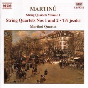 Martinu Bohuslav - String Quartets Vol 1 i gruppen Externt_Lager / Naxoslager hos Bengans Skivbutik AB (2011801)