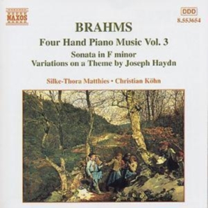 Brahms Johannes - Four Hand Piano Music 3 i gruppen Externt_Lager / Naxoslager hos Bengans Skivbutik AB (2011829)